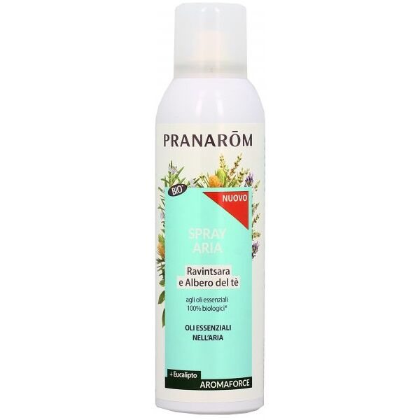 pranarom aromaforce - bio spray aria ravintsara e albero del té 150 ml