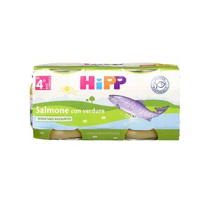 HIPP Salmone Con Verdure 2 Vasetti Da 80 Grammi