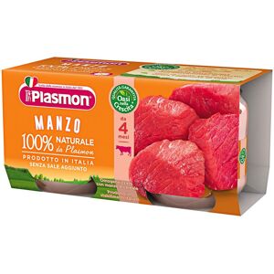 PLASMON Manzo 100% Naturale Da 4 Mesi 320 Grammi