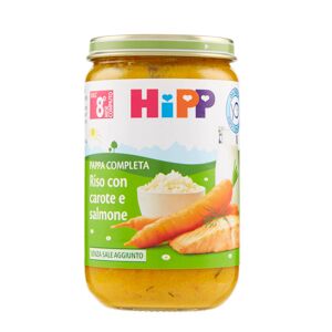 hipp riso con carote e salmone 220 grammi