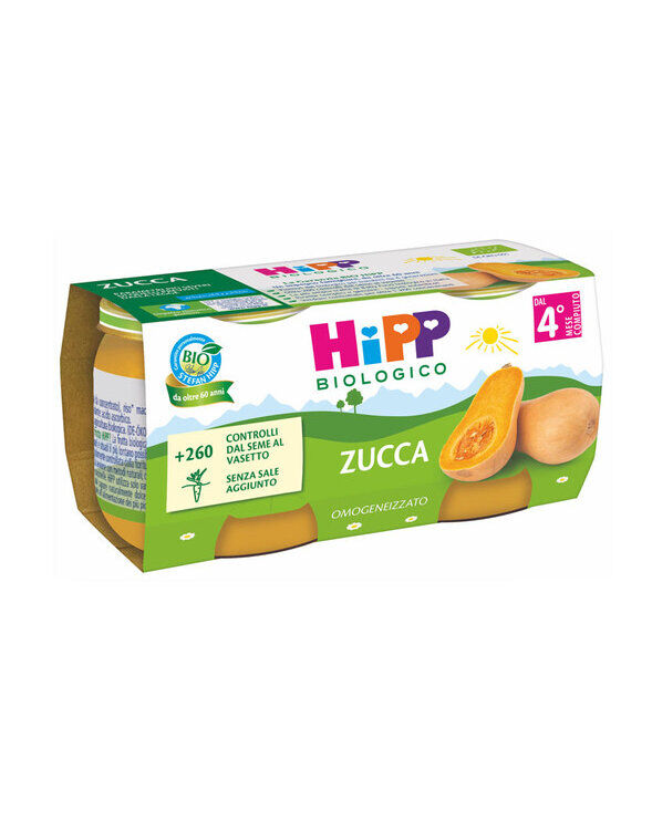 HIPP Zucca 2 Vasetti Da 80 Grammi