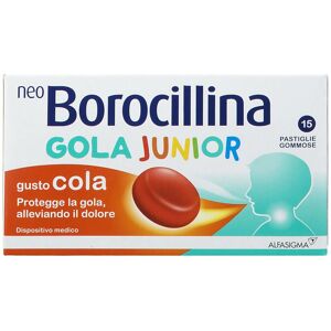 Neoborocillina Gola Junior 15 Pastiglie Fragola