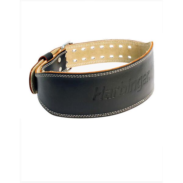 harbinger 4 padded leather belt colore: nero s