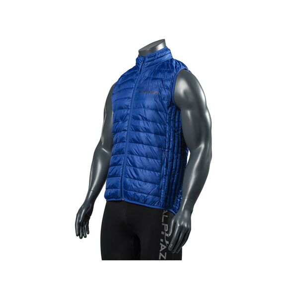 alphazer outfit gilet imbottito uomo colore: blu m