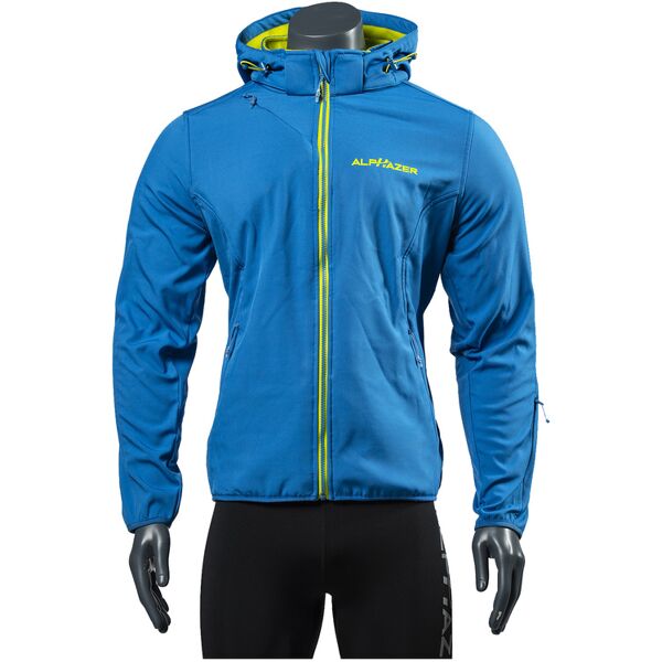 alphazer outfit giacca soft shell uomo colore: blu s