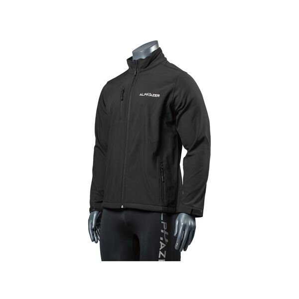 alphazer outfit giacca soft shell multiuso uomo colore: nero m