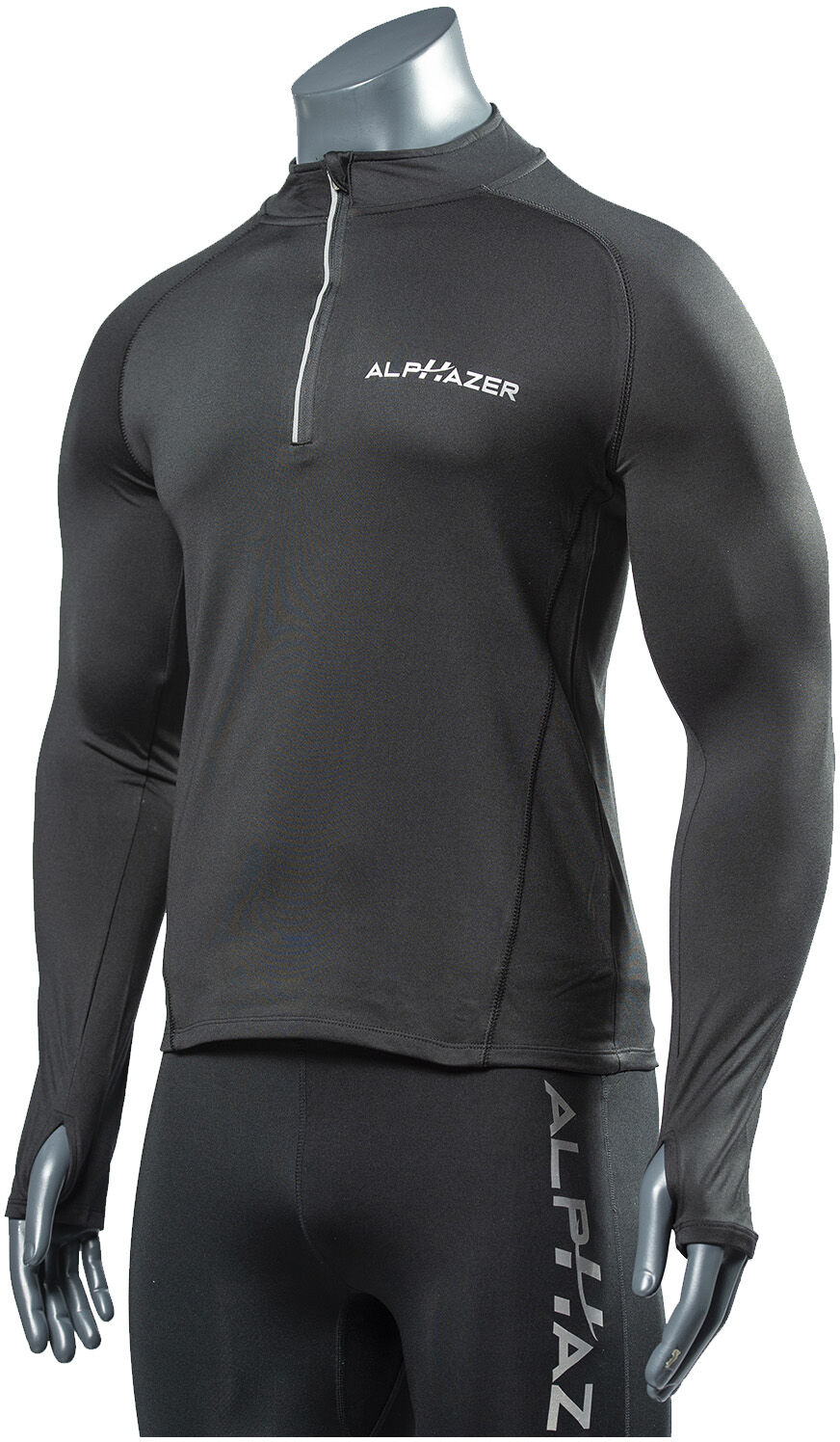 ALPHAZER OUTFIT Felpa Tecnica Uomo Colore: Nero Xl