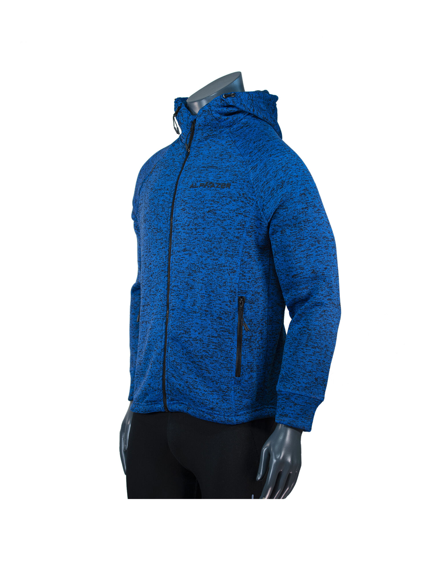 ALPHAZER OUTFIT Felpa Melange Uomo Colore: Blu L