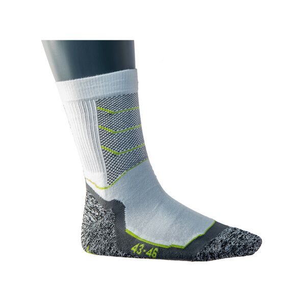 alphazer outfit technical sports sock colore: bianco 43/46
