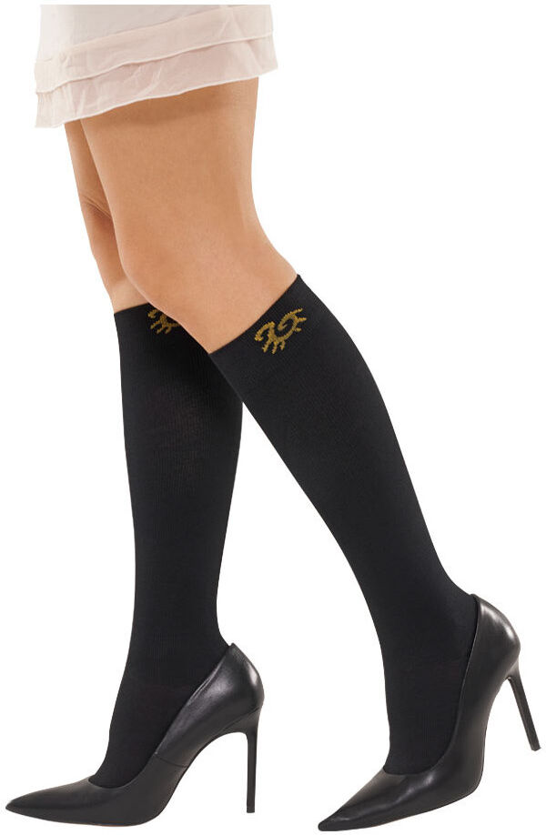 SOLIDEA Socks For You Bamboo - Opera 1 Paio Di Calze "Nero" S