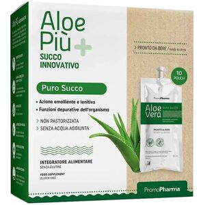 PROMOPHARMA Aloe Più+ Puro Succo 10 Pacchetti Da 50 Ml