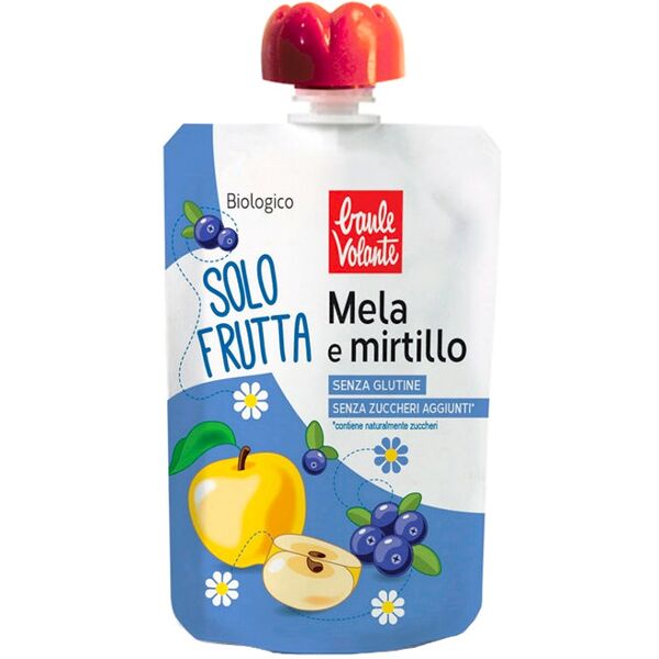 baule volante solo frutta - mela e mirtillo 1 cheer-pack da 100 grammi