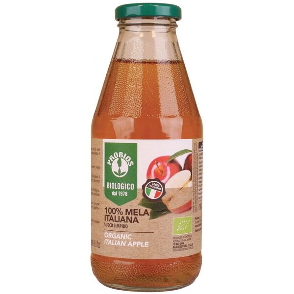 probios bio organic - succo di mela limpido 500ml