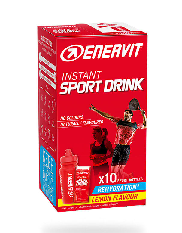 ENERVIT Instant Sport Drink Astuccio Da 10 Buste Da 16 G Limone