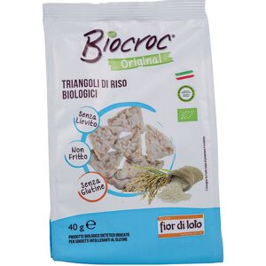 FIOR DI LOTO Biocroc - Triangoli Di Riso Biologici 40 Grammi