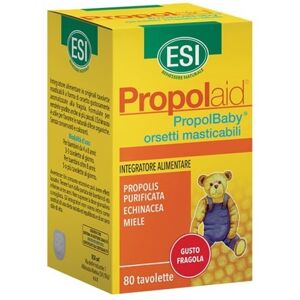 ESI Propolaid - Propolbaby Orsetti 80 Orsetti Masticabili Fragola