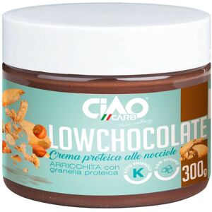 CIAOCARB Low Chocolate 300 G Nocciola E Granella Di Biscotto