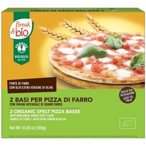 probios break & bio - 2 basi per pizza di farro 300 grammi