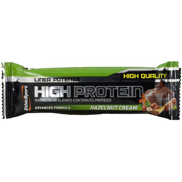 ethicsport high protein 1 barretta da 55 grammi crema di nocciole