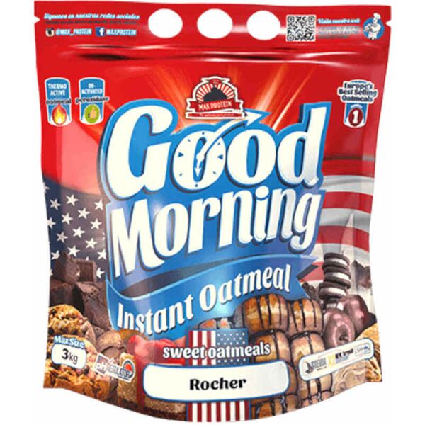 universal mcgregor max protein - good morning instant oatmeal 3000 grammi brownie