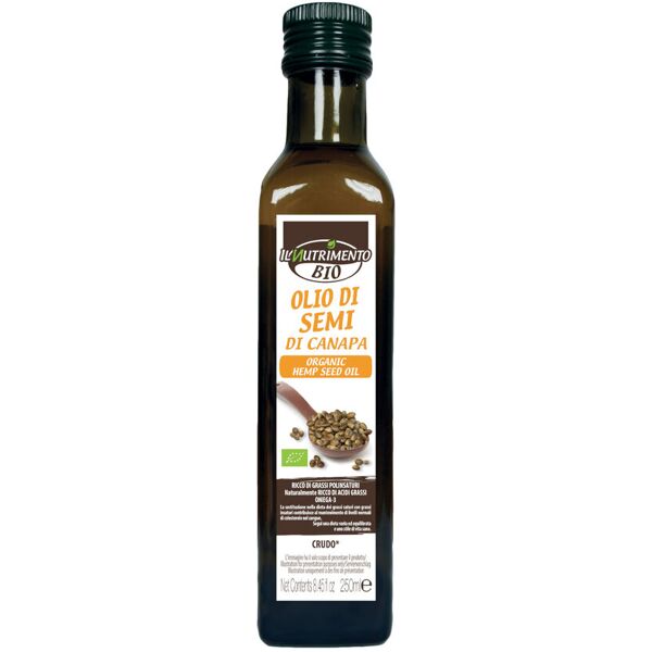 probios bio organic - olio di semi di canapa crudo biologico 250 ml