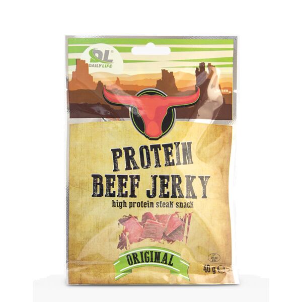daily life protein beef jerky 12 buste da 40 grammi originale