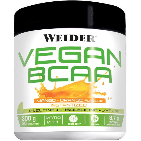 weider vegan bcaa 300 grammi mango arancio