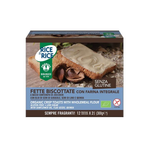 probios fette biscottate con farina integrale 300 grammi