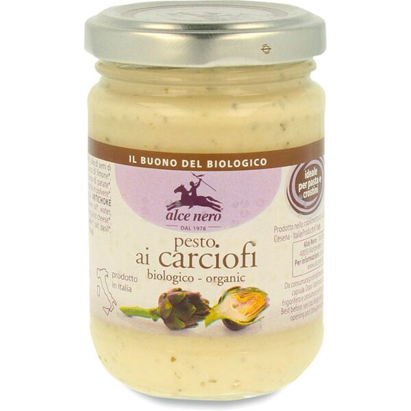 alce nero pesto ai carciofi 130 grammi