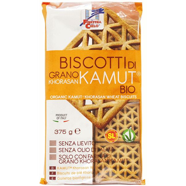 la finestra sul cielo biscotti di kamut bio 375 grammi