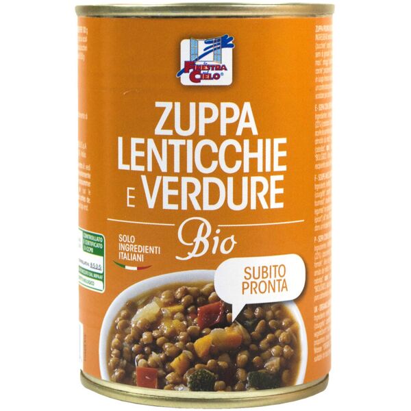 la finestra sul cielo zuppa di lenticchie e verdure bio 400 grammi