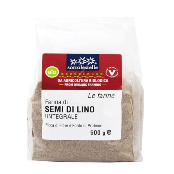sotto le stelle farina di semi di lino integrale 500 grammi