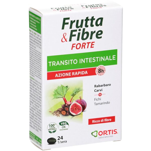 cabassi & giuriati ortis - frutta & fibre forte 24 compresse