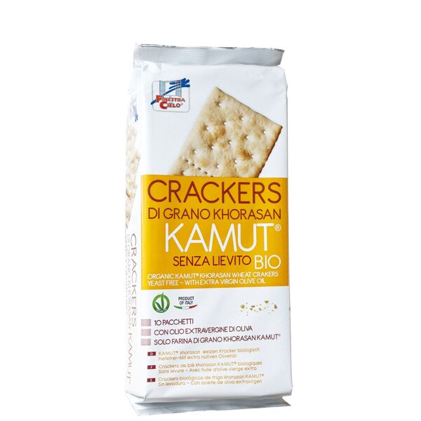 la finestra sul cielo crackers bio di grano khorasan kamut 290 grammi