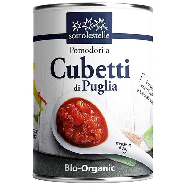 sotto le stelle pomodori a cubetti di puglia 400 grammi