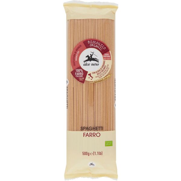 alce nero spaghetti di farro 500 grammi