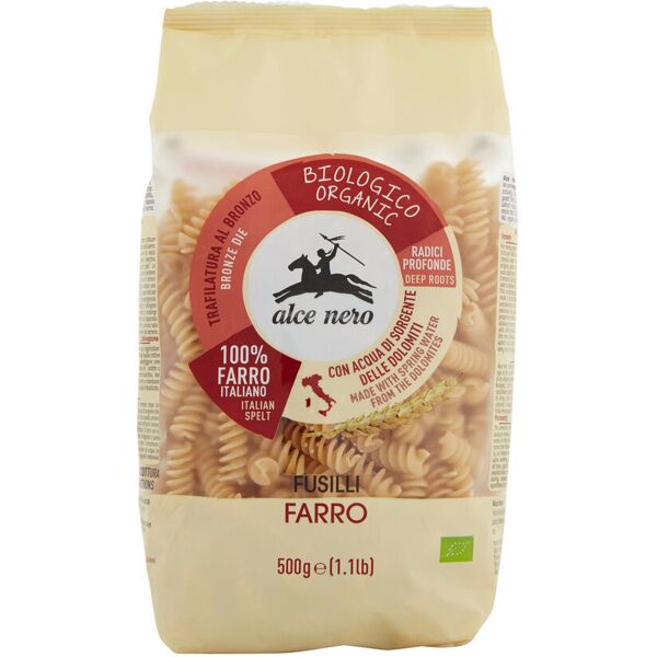 alce nero fusilli di farro 500 grammi