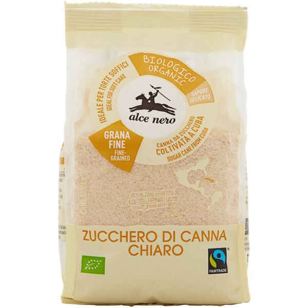 alce nero zucchero di canna chiaro 500 grammi