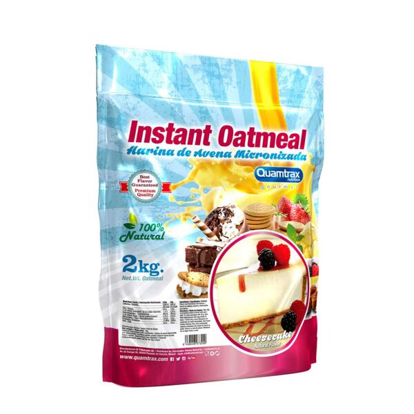 quamtrax nutrition instant oatmeal 2000 grammi waffle e cioccolato