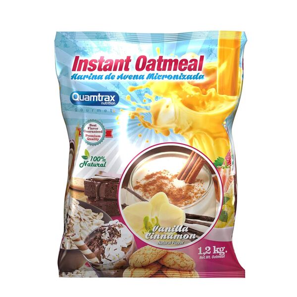 quamtrax nutrition instant oatmeal 1200 grammi cioccolato