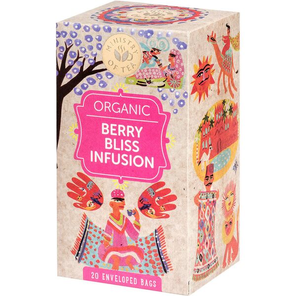 ministry of tea berry bliss infusion 20 bustine da 1.5 grammi