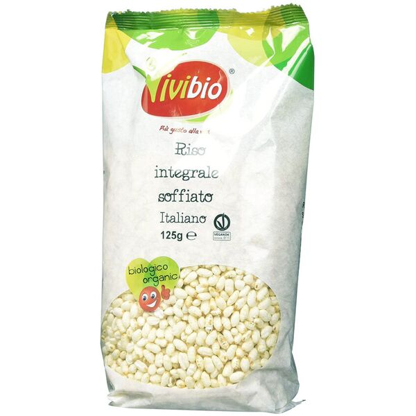 vivibio riso integrale soffiato 125 grammi