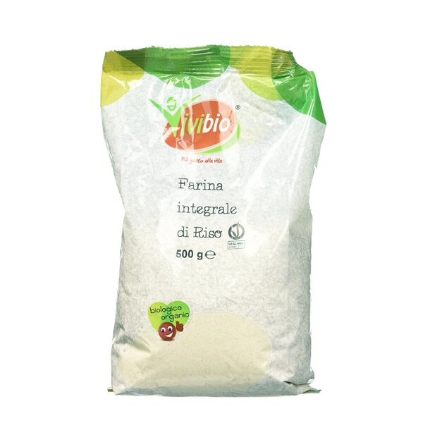 vivibio farina integrale di riso 500 grammi