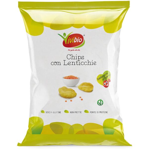 vivibio chips con lenticchie 35 grammi