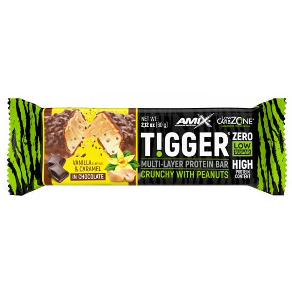 amix tigger 1 barretta da 60 grammi cioccolato fondente e caramello