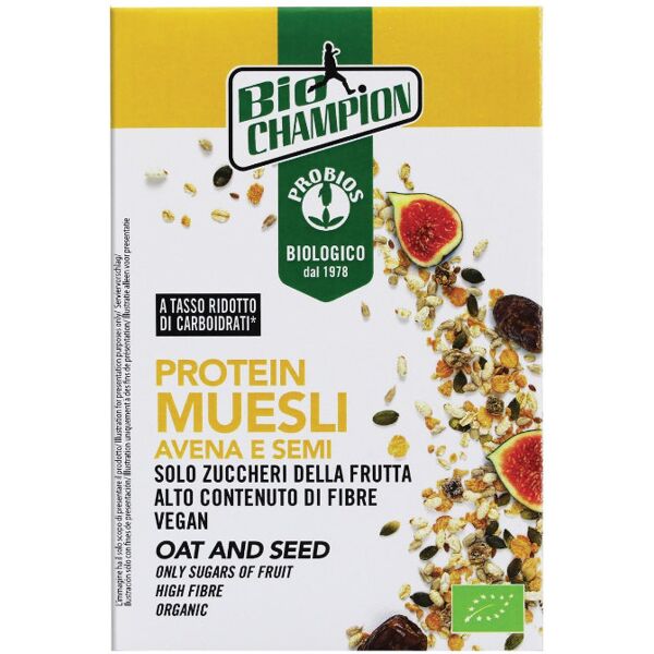 probios protein muesli avena e semi 300 grammi