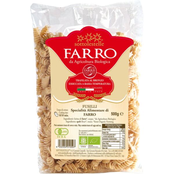 sotto le stelle fusilli di farro 500 grammi