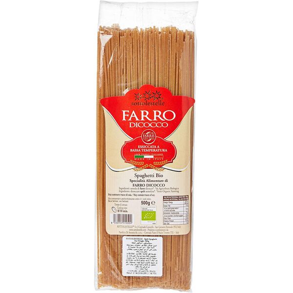 sotto le stelle spaghetti di farro 500 grammi