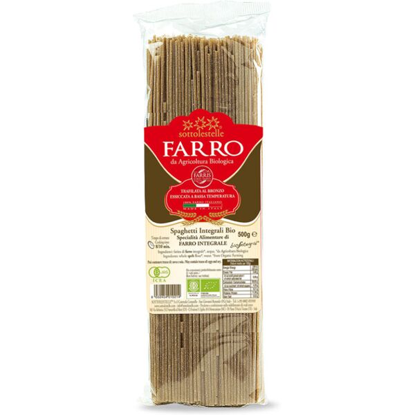 sotto le stelle spaghetti di farro integrale 500 grammi