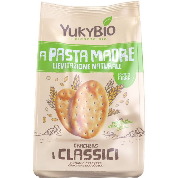 sotto le stelle yukybio a pasta madre - crackers i classici 250 grammi